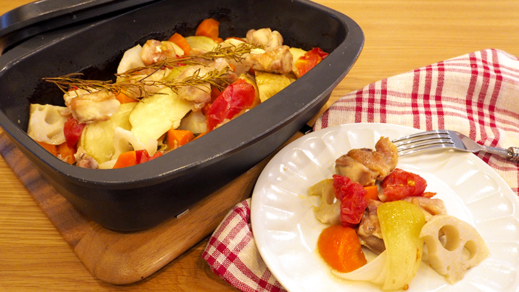 鶏と野菜のオーブン焼き